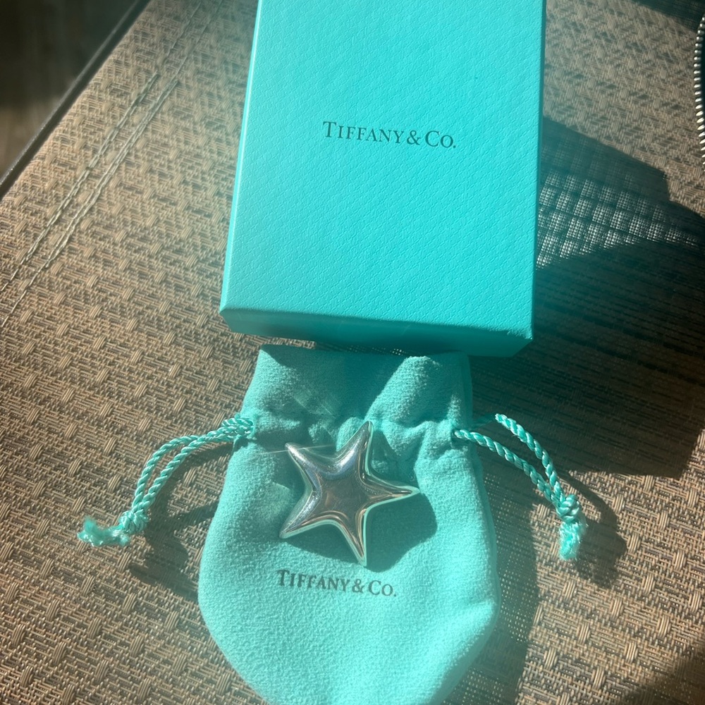 Tiffany & Co. Silver Star Brooch/Pendant • Mexico 925 • Gift Ready